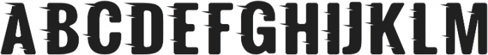 Fast Track Regular otf (400) Font LOWERCASE