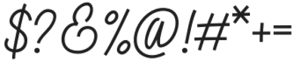 Fasterox Script Regular otf (400) Font OTHER CHARS