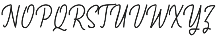 Fasterox Script Regular otf (400) Font UPPERCASE