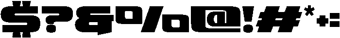 Fasthour-Bold otf (700) Font OTHER CHARS