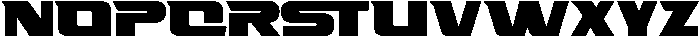 Fasthour-Bold otf (700) Font UPPERCASE