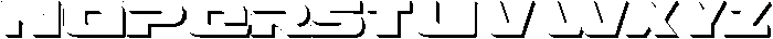 Fasthour-BoldExtrude otf (700) Font LOWERCASE