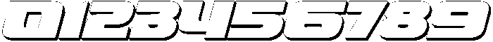 Fasthour-BoldExtrudeOblique otf (700) Font OTHER CHARS