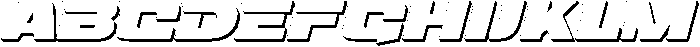 Fasthour-BoldExtrudeOblique otf (700) Font UPPERCASE