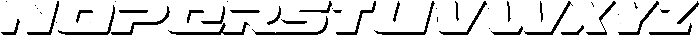 Fasthour-BoldExtrudeOblique otf (700) Font LOWERCASE