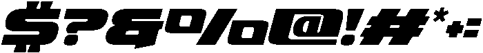 Fasthour-BoldOblique otf (700) Font OTHER CHARS