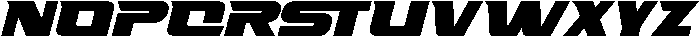 Fasthour-BoldOblique otf (700) Font UPPERCASE