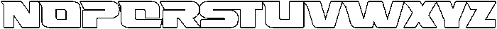 Fasthour-BoldOutline otf (700) Font UPPERCASE