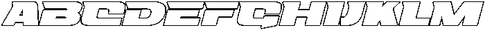 Fasthour-BoldOutlineOblique otf (700) FONT