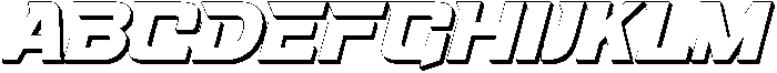 Fasthour-ObliqExtrudeOblique otf (400) Font UPPERCASE