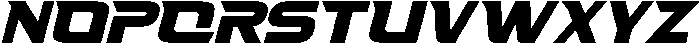 Fasthour-Oblique otf (400) Font LOWERCASE