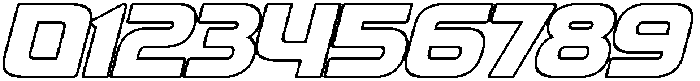 Fasthour-RegOutlineObliq otf (400) Font OTHER CHARS