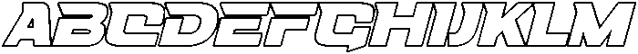 Fasthour-RegOutlineObliq otf (400) FONT