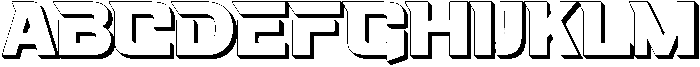 Fasthour-RegularExtrude otf (400) Font UPPERCASE