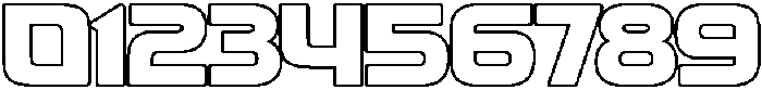 Fasthour-RegularOutline otf (400) Font OTHER CHARS