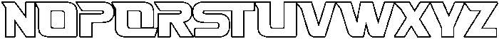 Fasthour-RegularOutline otf (400) Font UPPERCASE