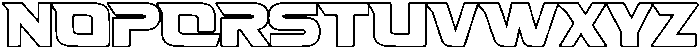 Fasthour-RegularOutline otf (400) Font LOWERCASE