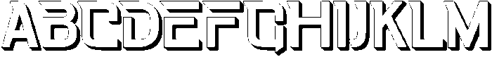 Fasthour-ThinExtrude otf (100) Font UPPERCASE
