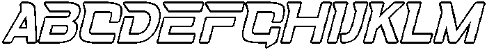 Fasthour-ThinOutlineOblique otf (100) FONT
