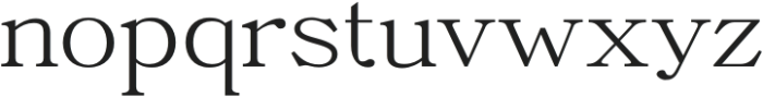 Fastile Regular otf (400) Font LOWERCASE