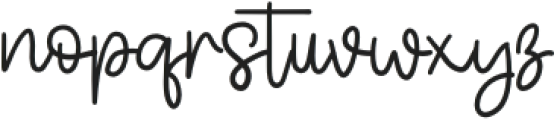 Fastina Ootsine otf (400) Font LOWERCASE