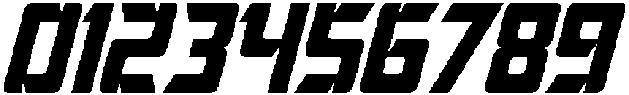Fastrek Slant otf (400) Font OTHER CHARS