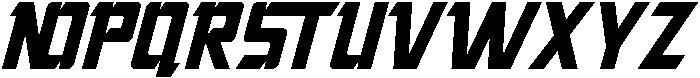 Fastrek Slant otf (400) Font UPPERCASE