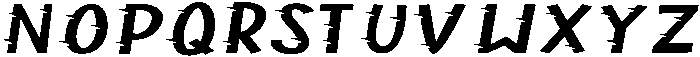 Fastrun Regular otf (400) Font UPPERCASE