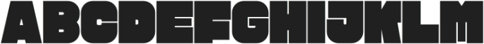 Fat Chubby Sans otf (800) Font UPPERCASE