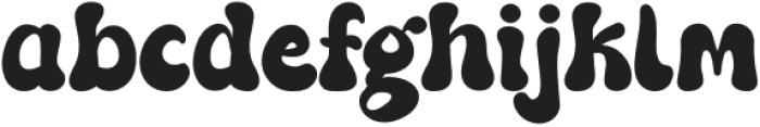 Fatbun-Regular otf (400) Font LOWERCASE