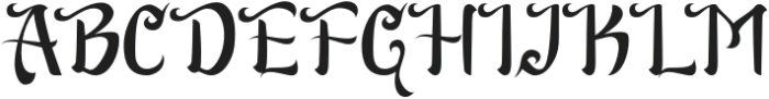 Fatebound otf (400) Font UPPERCASE
