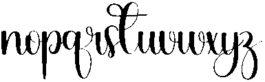 Father Regular otf (400) Font LOWERCASE