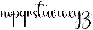 Father Regular otf (400) Font LOWERCASE