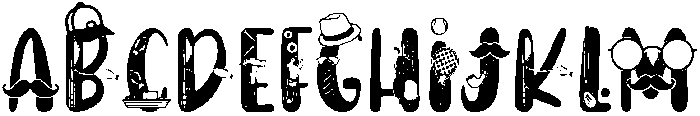 Father Regular otf (400) Font UPPERCASE