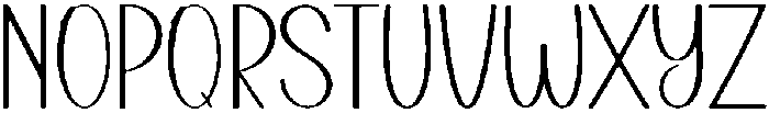 Father Regular otf (400) Font LOWERCASE