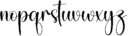 Father Regular otf (400) Font LOWERCASE