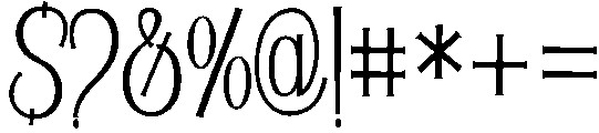 Father otf (400) Font OTHER CHARS