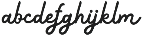 FathiaSignature otf (400) Font LOWERCASE