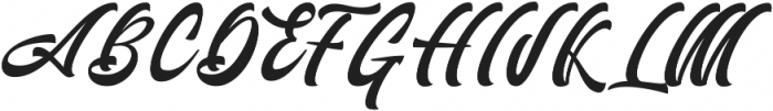 Fathoni Regular ttf (400) Font UPPERCASE