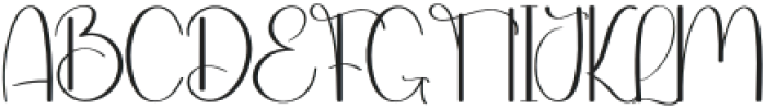 Fattening Regular otf (400) Font UPPERCASE