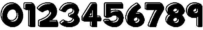 Fatty Soda Outline Shadow otf (400) Font OTHER CHARS
