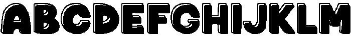 Fatty Soda Outline Shadow otf (400) Font