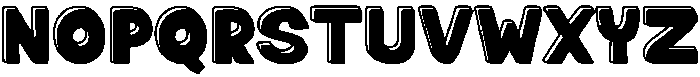Fatty Soda Outline Shadow otf (400) Font UPPERCASE