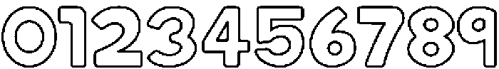 Fatty Soda Outline otf (400) Font OTHER CHARS