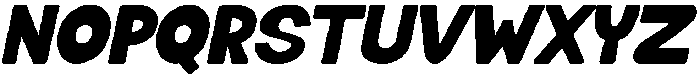 Fatty Soda Solid Italic otf (400) Font UPPERCASE