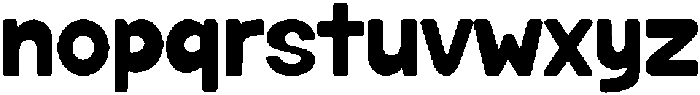 Fatty Soda Solid otf (400) Font LOWERCASE