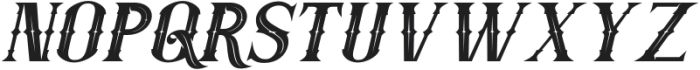 Fatumbrutum Italic otf (400) Font UPPERCASE