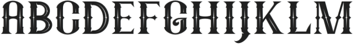 Fatumbrutum Regular otf (400) Font UPPERCASE