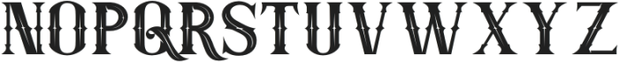 Fatumbrutum Regular otf (400) Font UPPERCASE