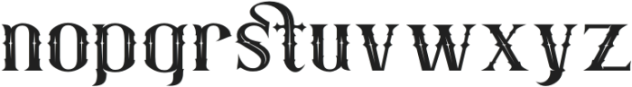 Fatumbrutum Regular otf (400) Font LOWERCASE